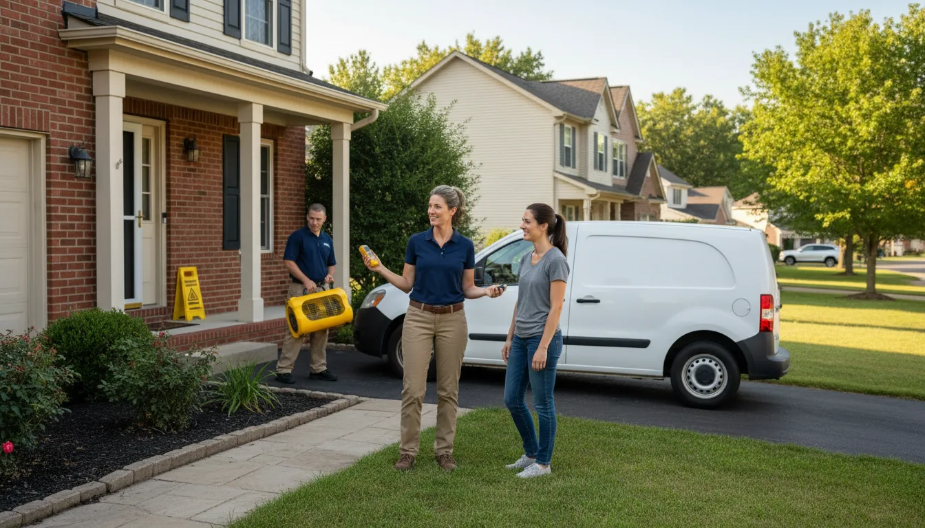 Water restoration image for Home Water Damage Repair in Annada, MO